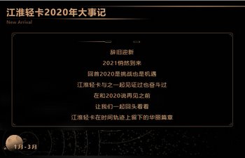 【有大事】歡迎檢閱！2020江淮輕卡大事記 